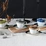 4x Cascade Espresso Cups Stoneware Multicolor 2