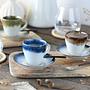 4x Cascade Espresso Cups Stoneware Multicolor 3