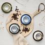 4x Cascade Espresso Cups Stoneware Multicolor 4