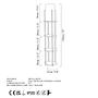 Floor lamp Metal Fabric Black 4
