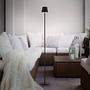 1-flame Euria LED floor lamp Iron Black 1