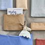 Donny Kuscheltuch Baumwolle Beige Weiß 3