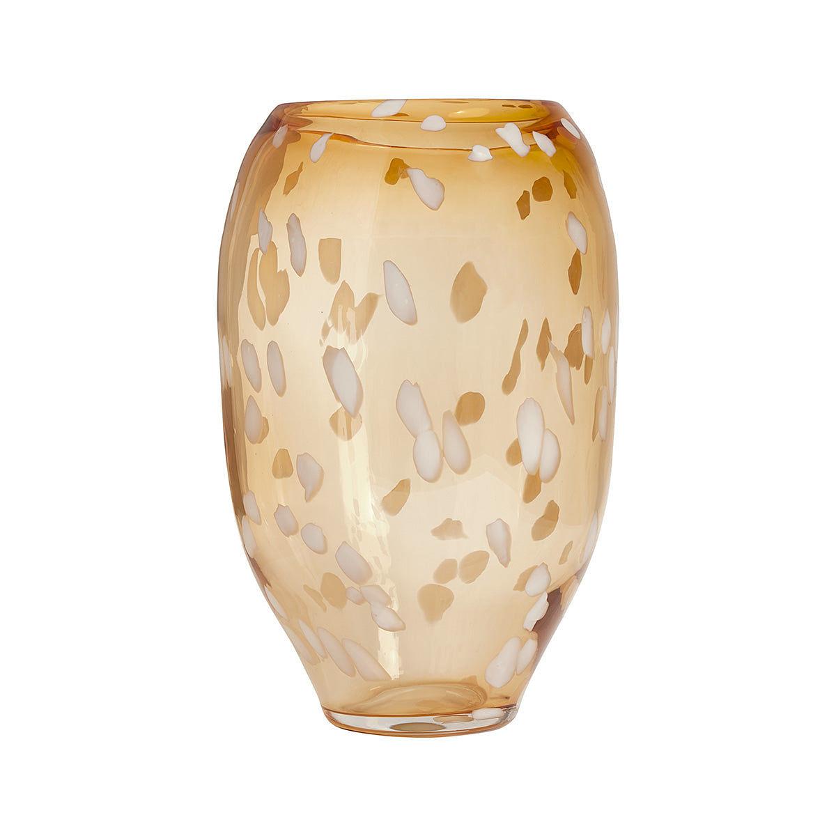 Jali Vase Groß Glas Gelb 1