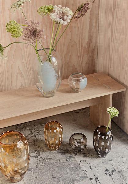 Jali Vase Groß Glas Gelb 3
