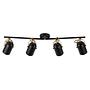 Lotus 4-Spot Spotlight Black Brass 0