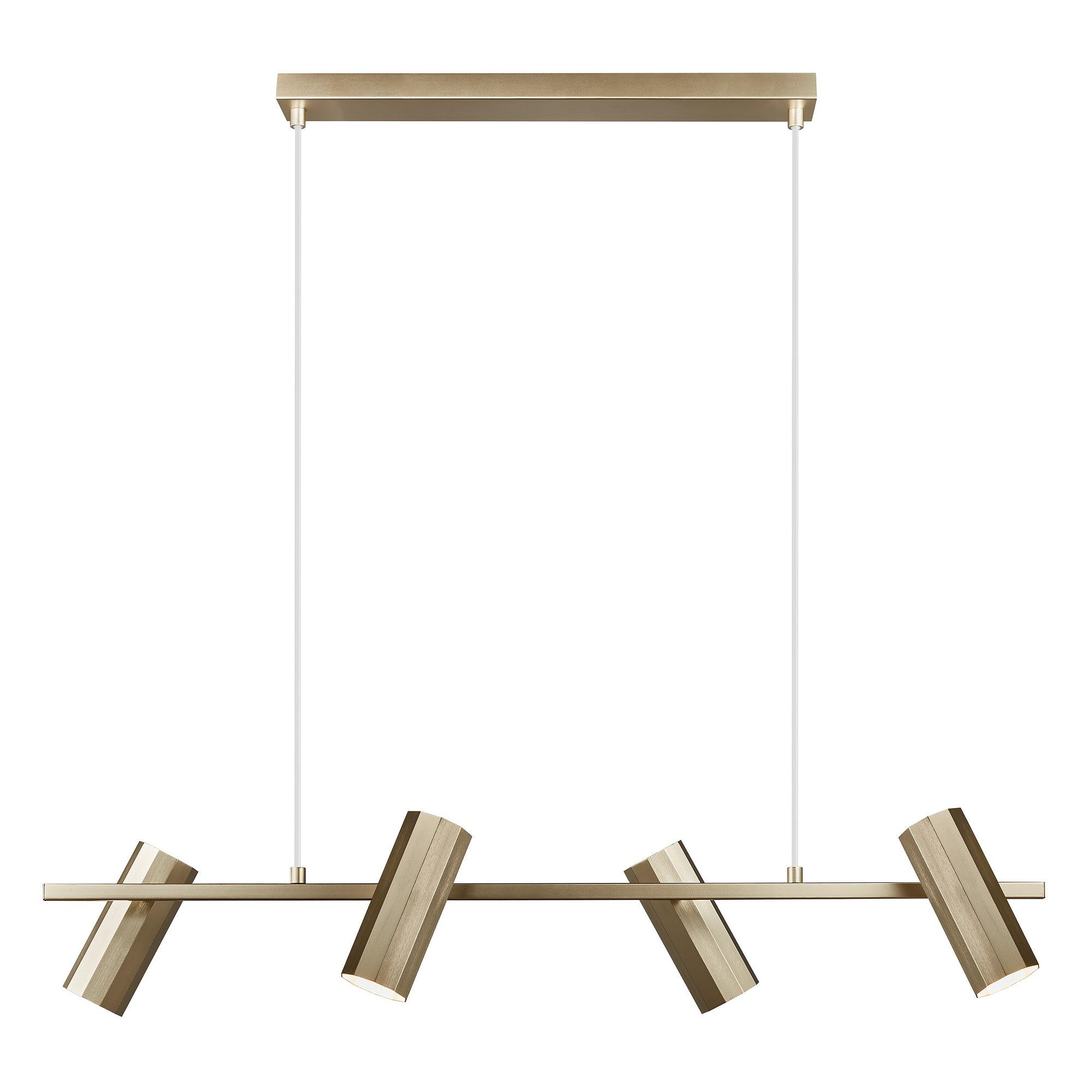 Alanis 4-Spot Pendant Light Brass 3