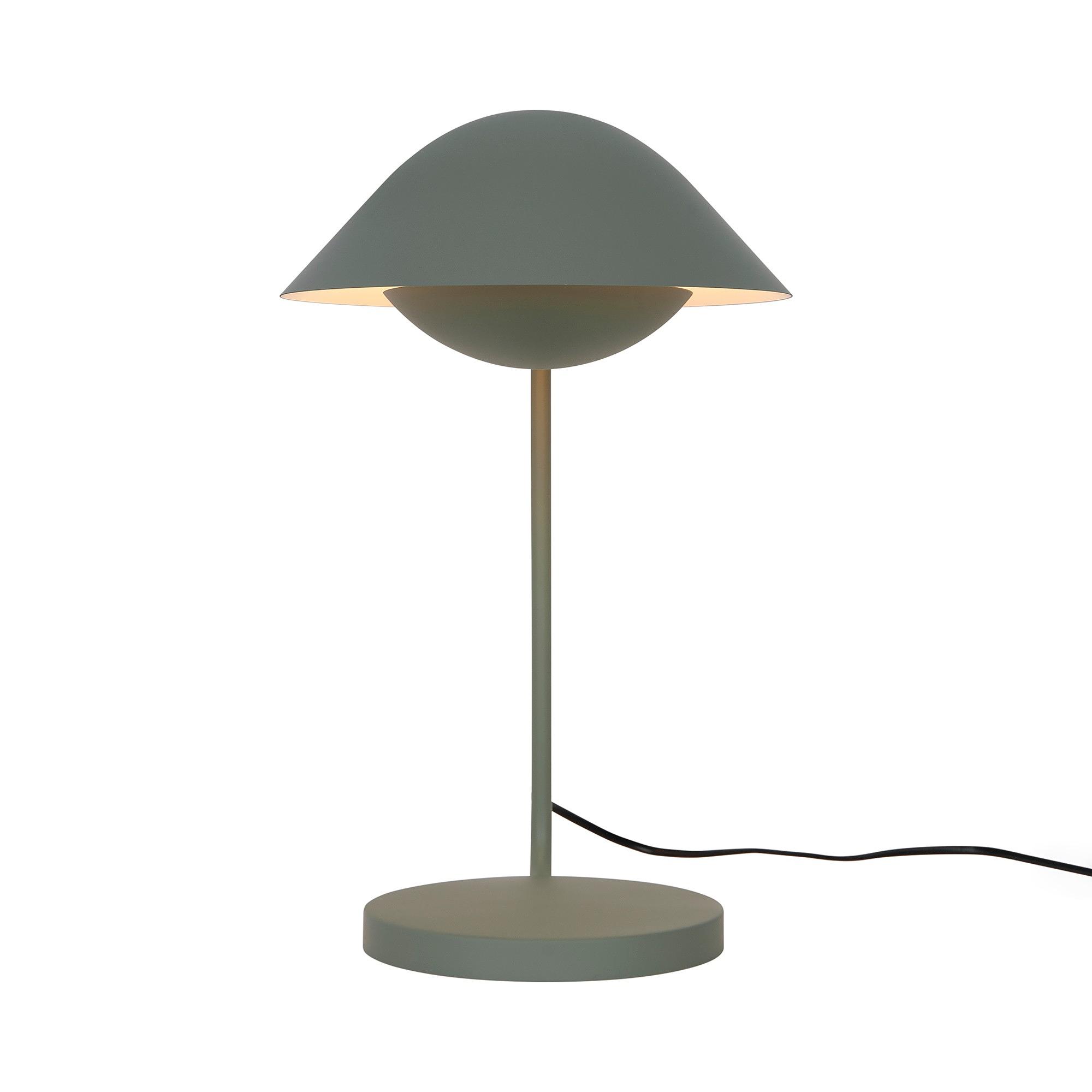 Freya Tischlampe Staubgrün 1