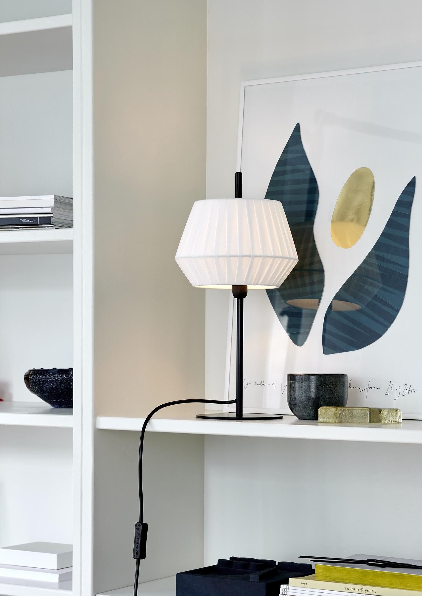 Dicte Tischlampe Weiss 7