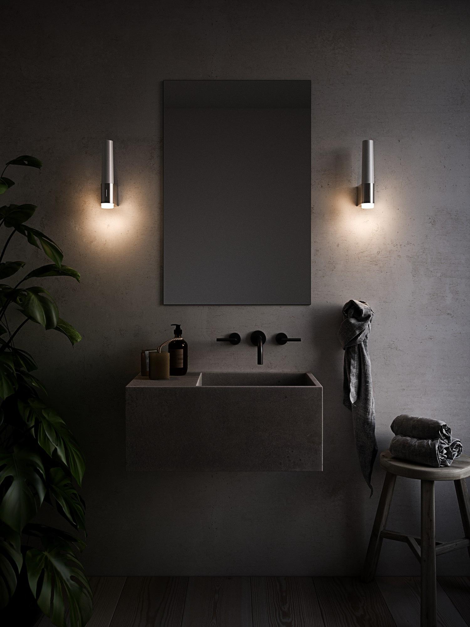 Helva Night Wall Lamp Chrome 1