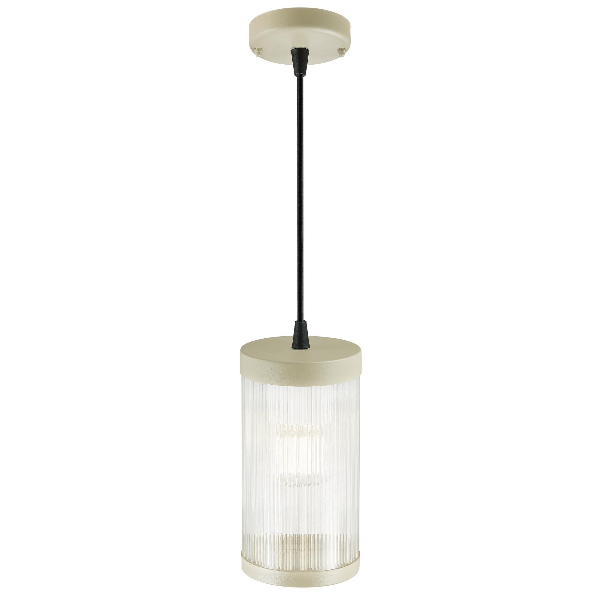 Coupar Outdoor Pendant Light Sand-Colored 4