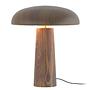 PRET Rubberwood Table Lamp Solid Wood Dark Brown 1