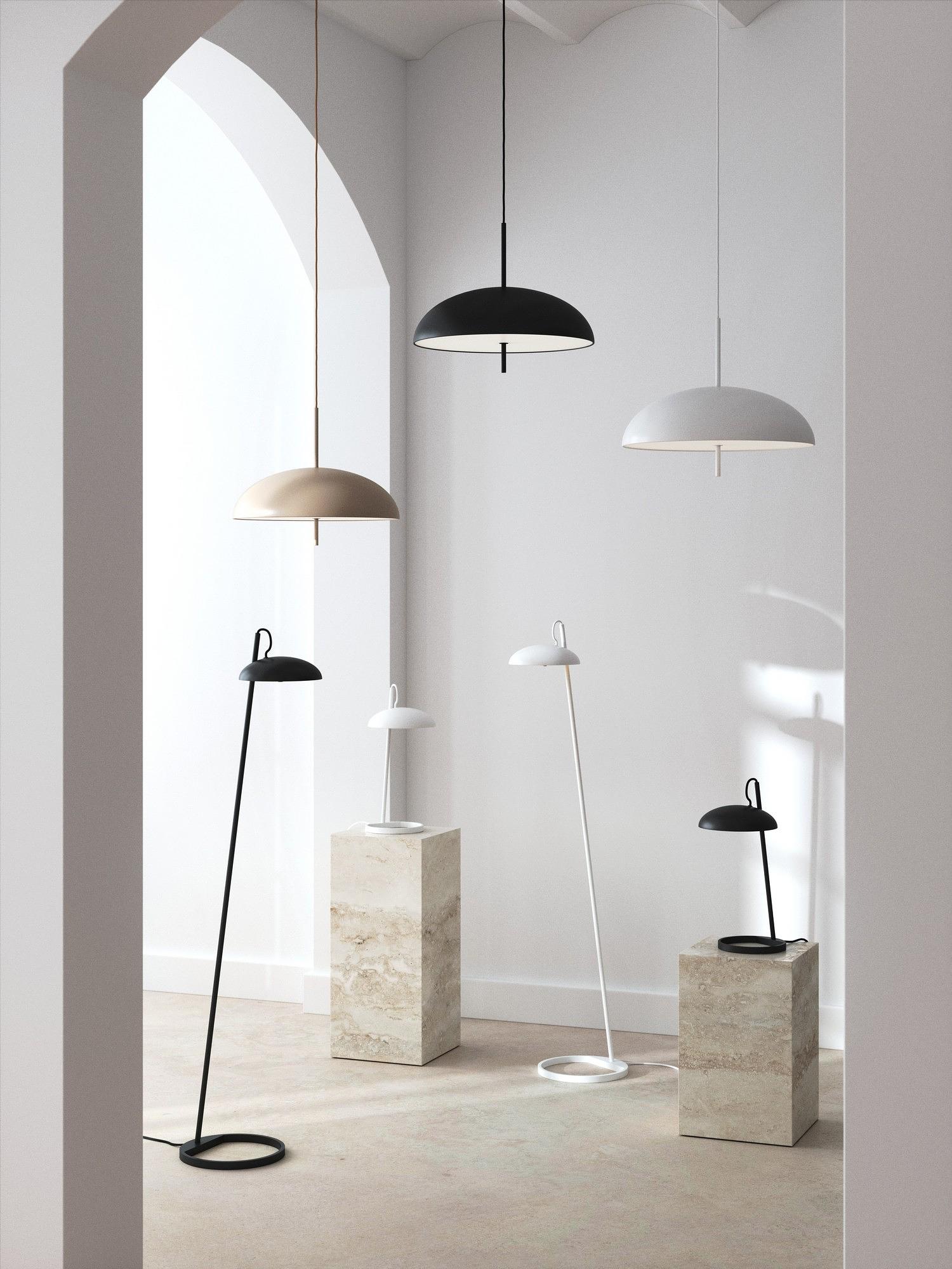 Versale Standing Lamp White 1