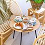 Panki Coffee Cup Set 8-Piece Stoneware White 3
