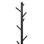 Nootas Solid Coat Rack Rubberwood Black 4