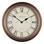 WT 7006 Wall clock Metal Brown 0
