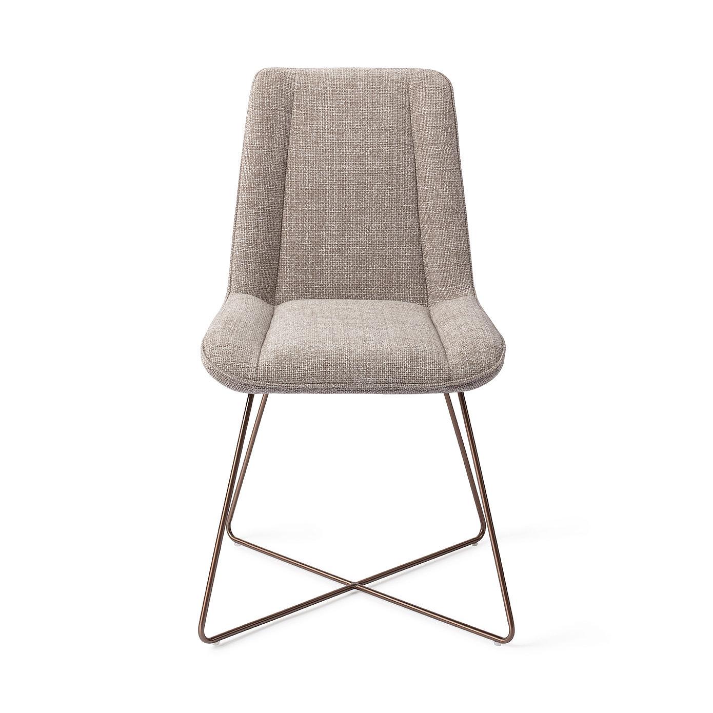 Umedo Dining chair Cross Grainy Greige 3