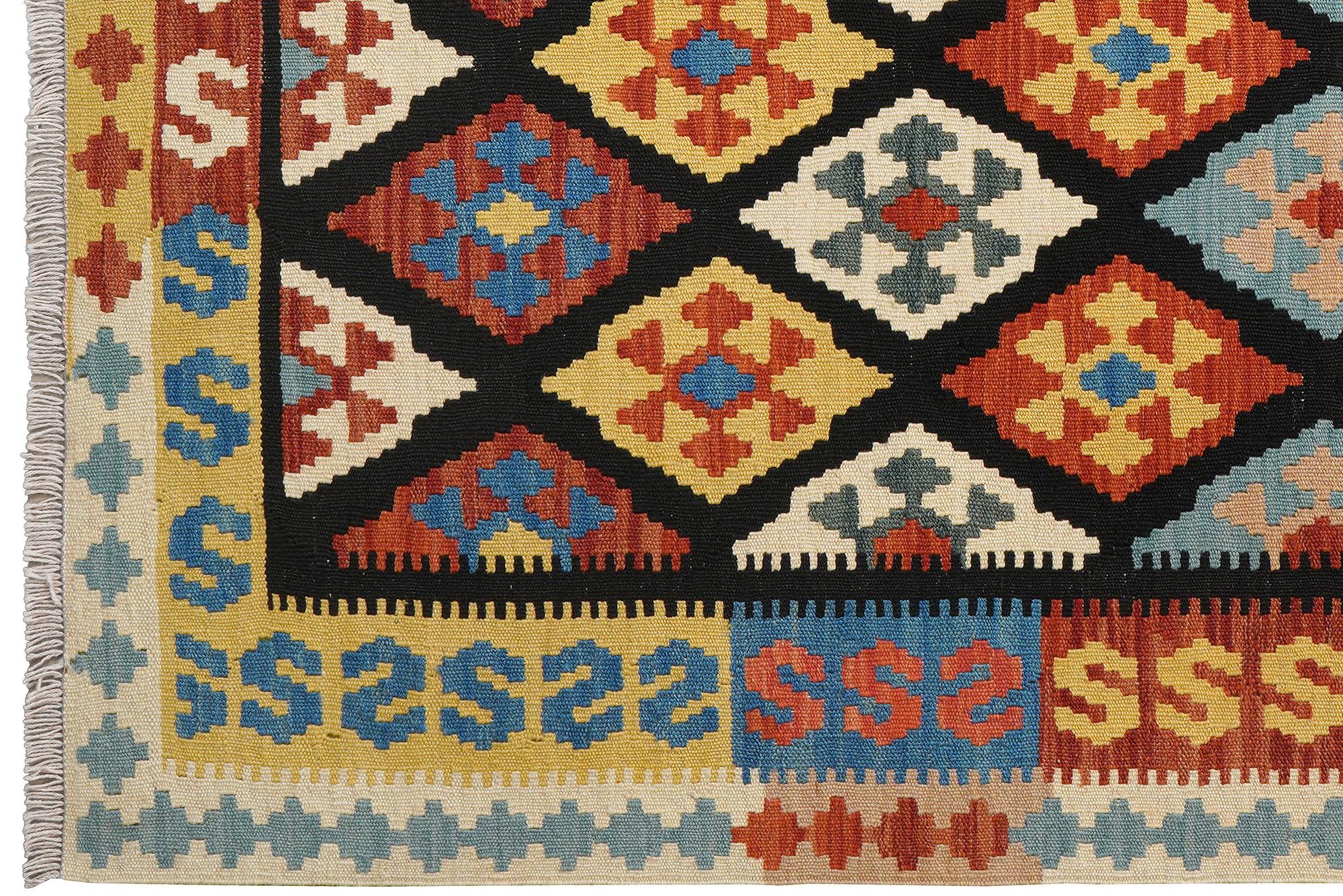 Kilim Gashgai 198x157cm Multi-colored 1