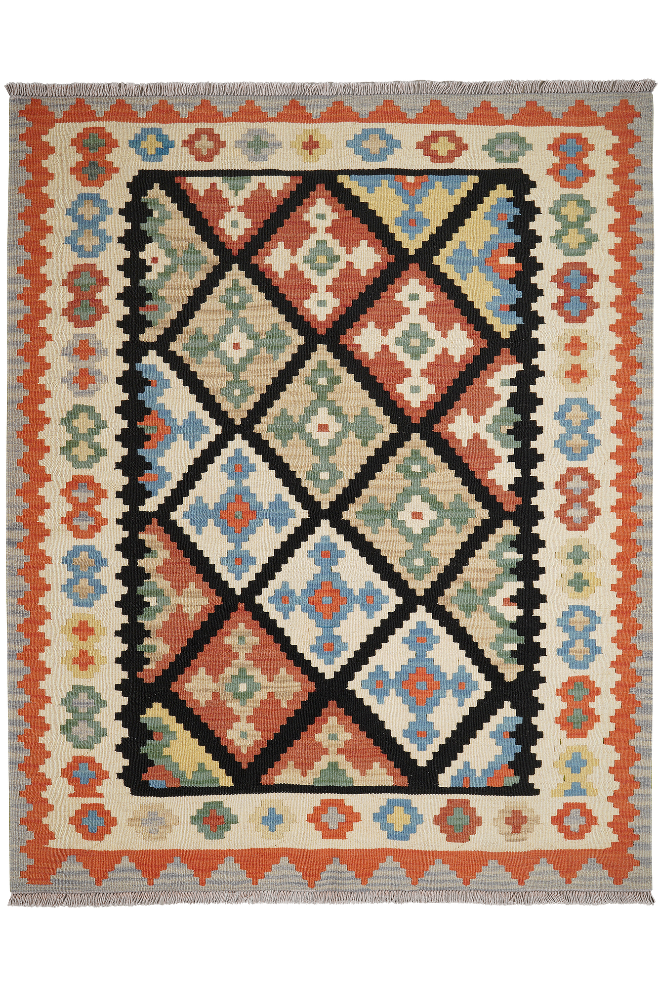 Kelim Gashgai Wool Multicolored 0