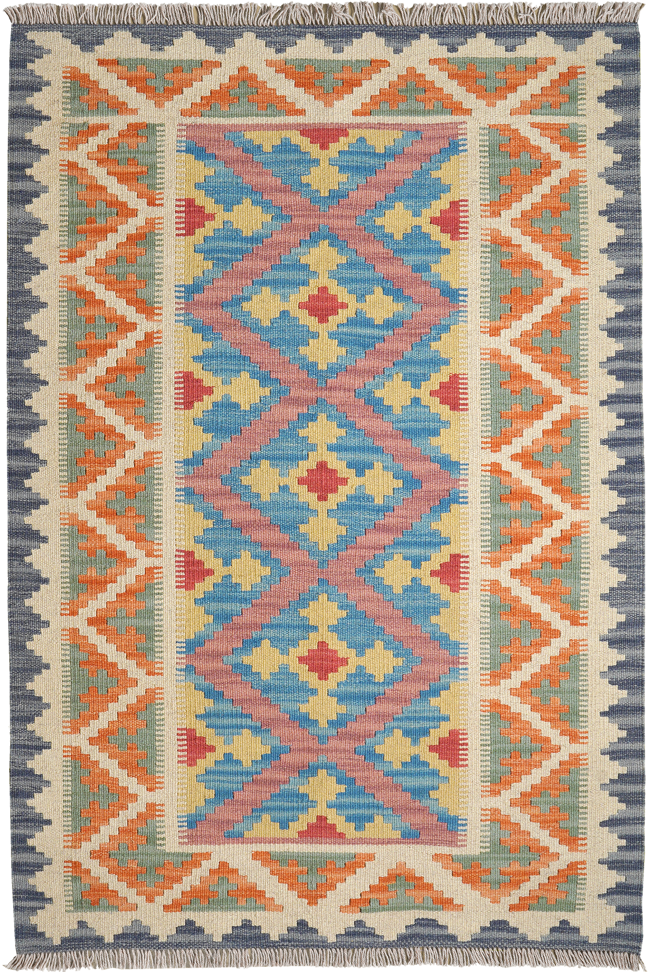 Kilim Gashgai 147x102cm Multi-colored 0