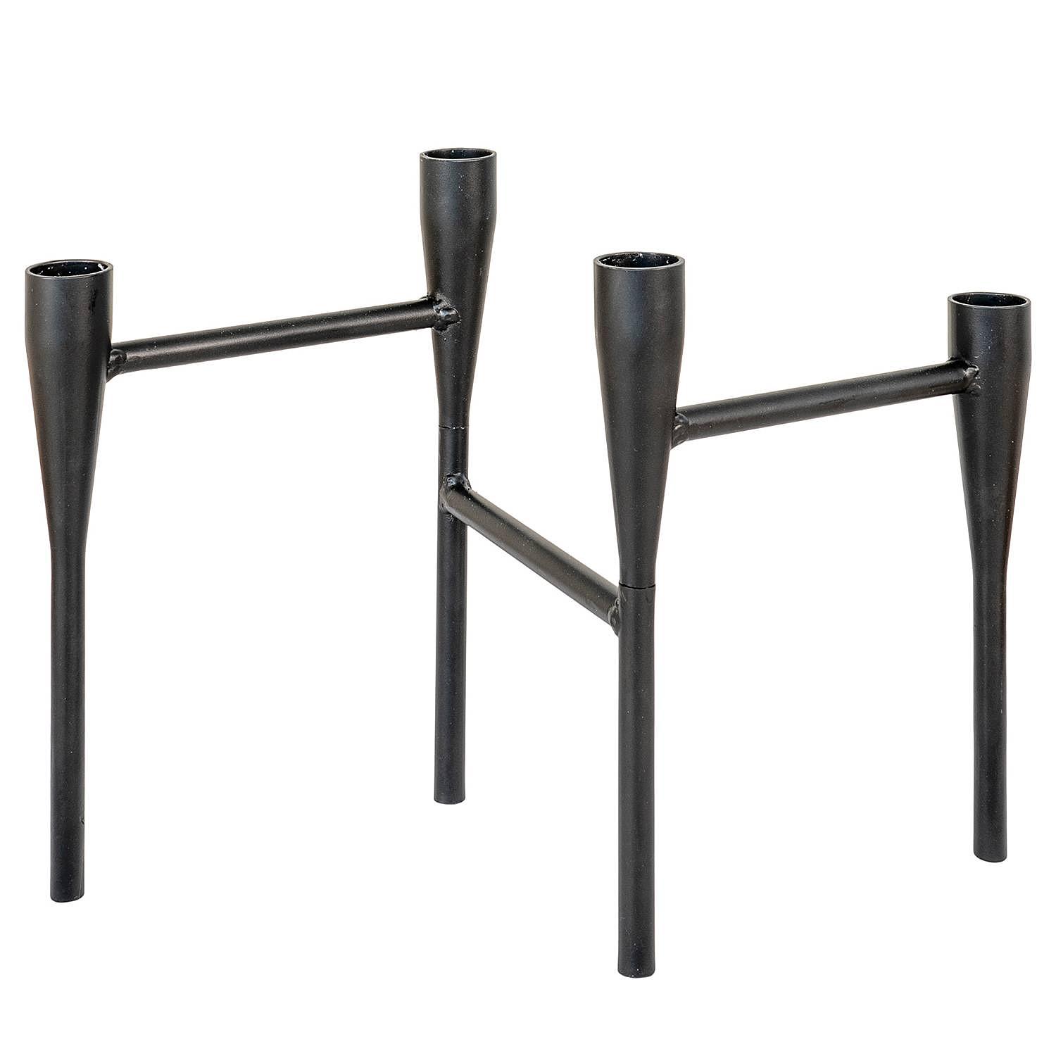 Betel Candle Holder Metal Black 1