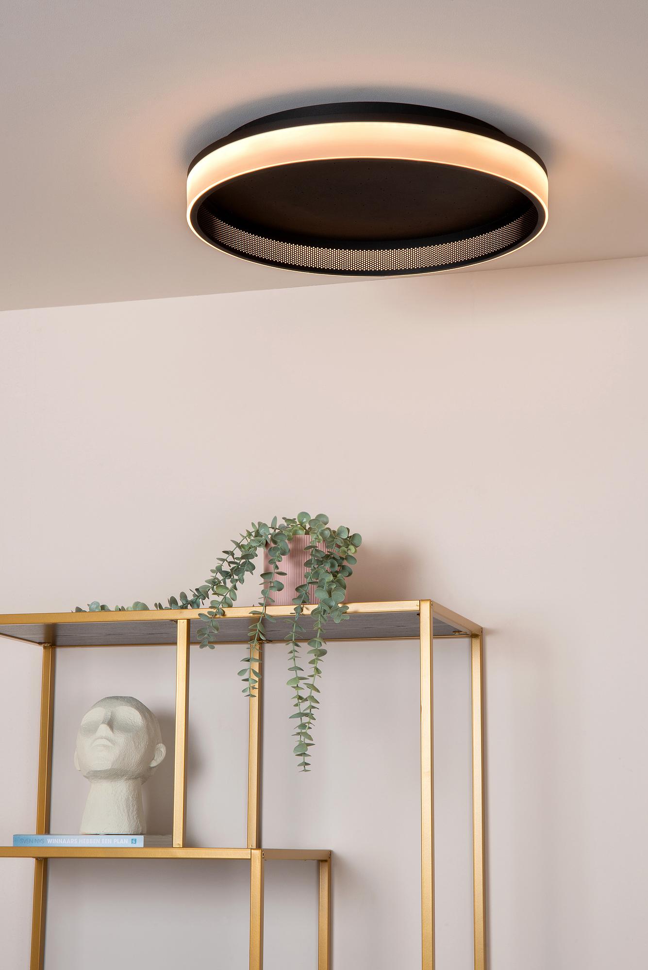 LED Deckenleuchte Estreja Stahl Schwarz 4
