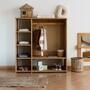 Kinderschrank Montessori in heller Holzoptik 0