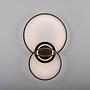 Asmina LED ceiling light 2-bulb iron aluminum black 3