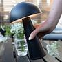 Fungi Tischleuchte 1-flammig Gusseisen Schwarz 4