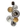 Wall Object Rustic Aluminum Gold Gray 1