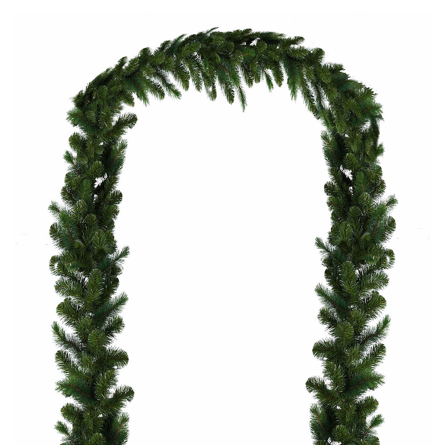 Tannengirlande FLORISTA PVC Metall Pappe Dunkelgrün 0