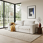 Flayr Sofa 4-Sitzer Webstoff Weiß 0