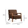 Lyke Armchair Brown 3
