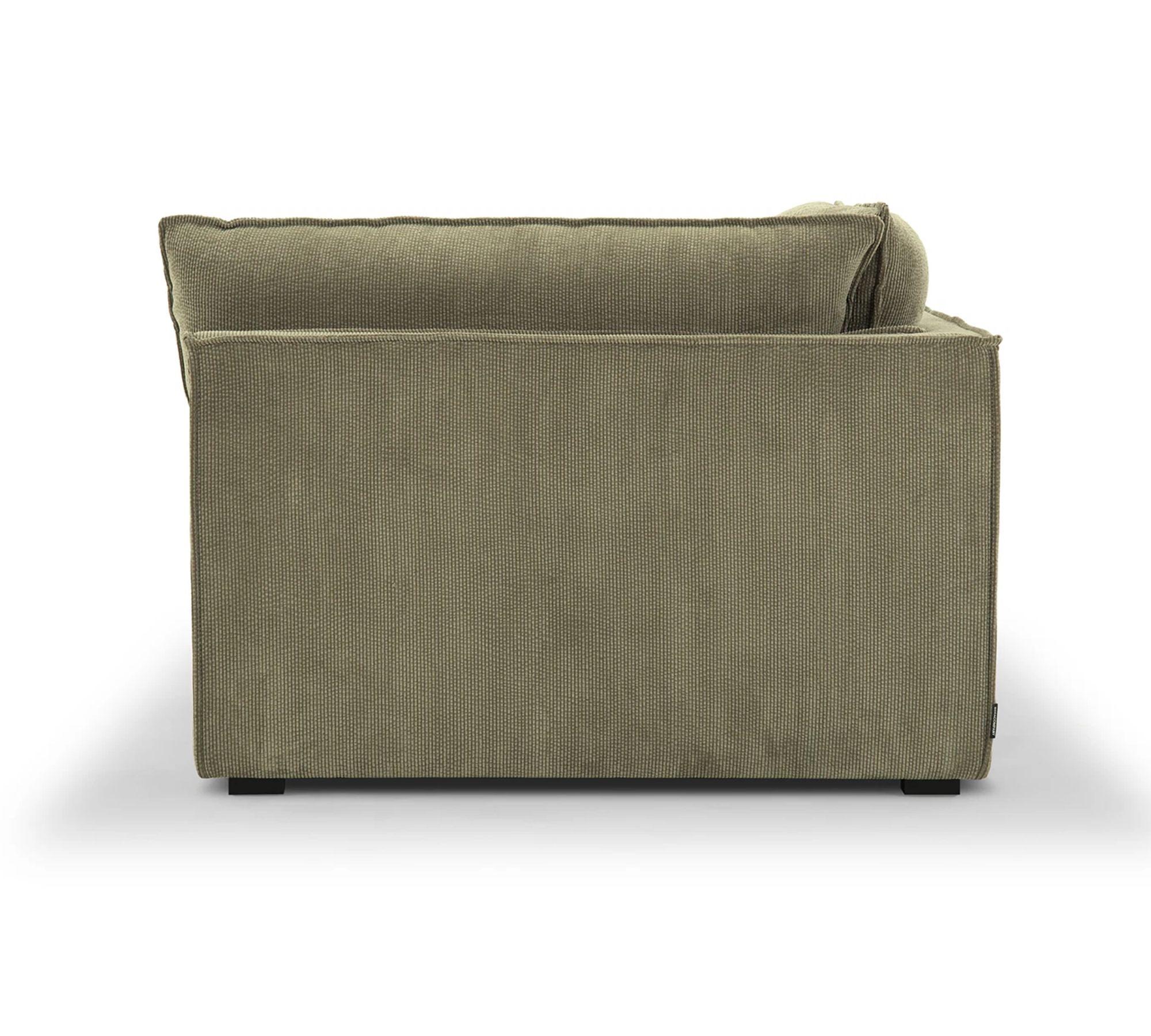 Daphne 1-Seater Corner Module Left Free Sage 1