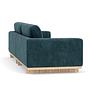 Aya Sofa 3.5-Seater Danny Dusty Blue 5
