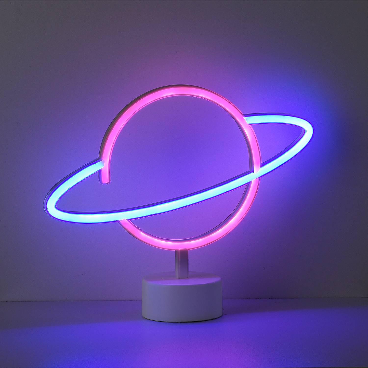 LED Kinderzimmerleuchte Neon-Saturn 1-Flammig 3