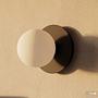 Wall lamp Valto 1-Light Iron Opal glass 0