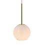 Pendant Light Franca 1-Light Opal Glass White 0