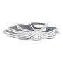 Shell serving bowl, stainless steel 1970s 0