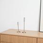 Set of metal candle holders 1970s 4