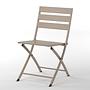 Klappstuhl Kovo 2er Set Stahl Taupe 2