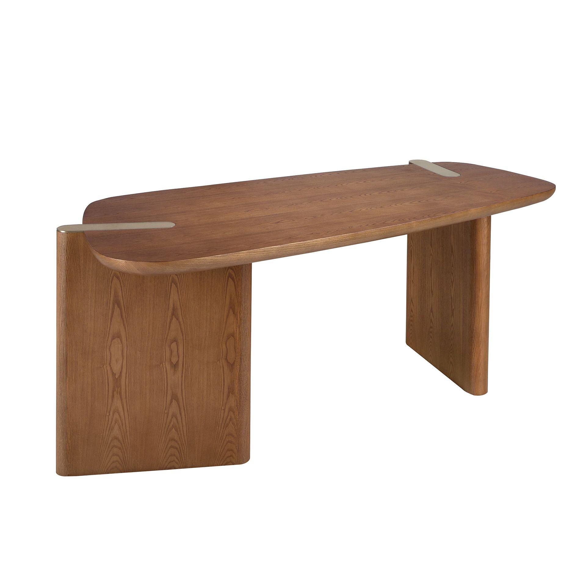 Schreibtisch in Nussbaum hell 3301 0