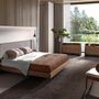 Sessel aus Kunstleder in Sand und Walnuss 5141 3