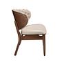 Sessel aus Kunstleder in Sand und Walnuss 5141 6