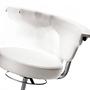 Office swivel chair myJAZZ synthetic leather aluminum white 3