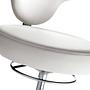 Office swivel chair myJAZZ synthetic leather aluminum white 2