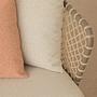 2-Seater Outdoor Sofa Canar Polyester Beige 4