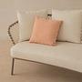 2-Seater Outdoor Sofa Canar Polyester Beige 5