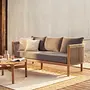 Majorelle Outdoor Sofa 3-Sitzer Polyester Sand 0