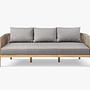 Majorelle Outdoor Sofa 3-Sitzer Polyester Sand 1