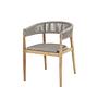 Miara Outdoor Garden Chair 1-Seater Textile Beige 60x58x76 cm 1